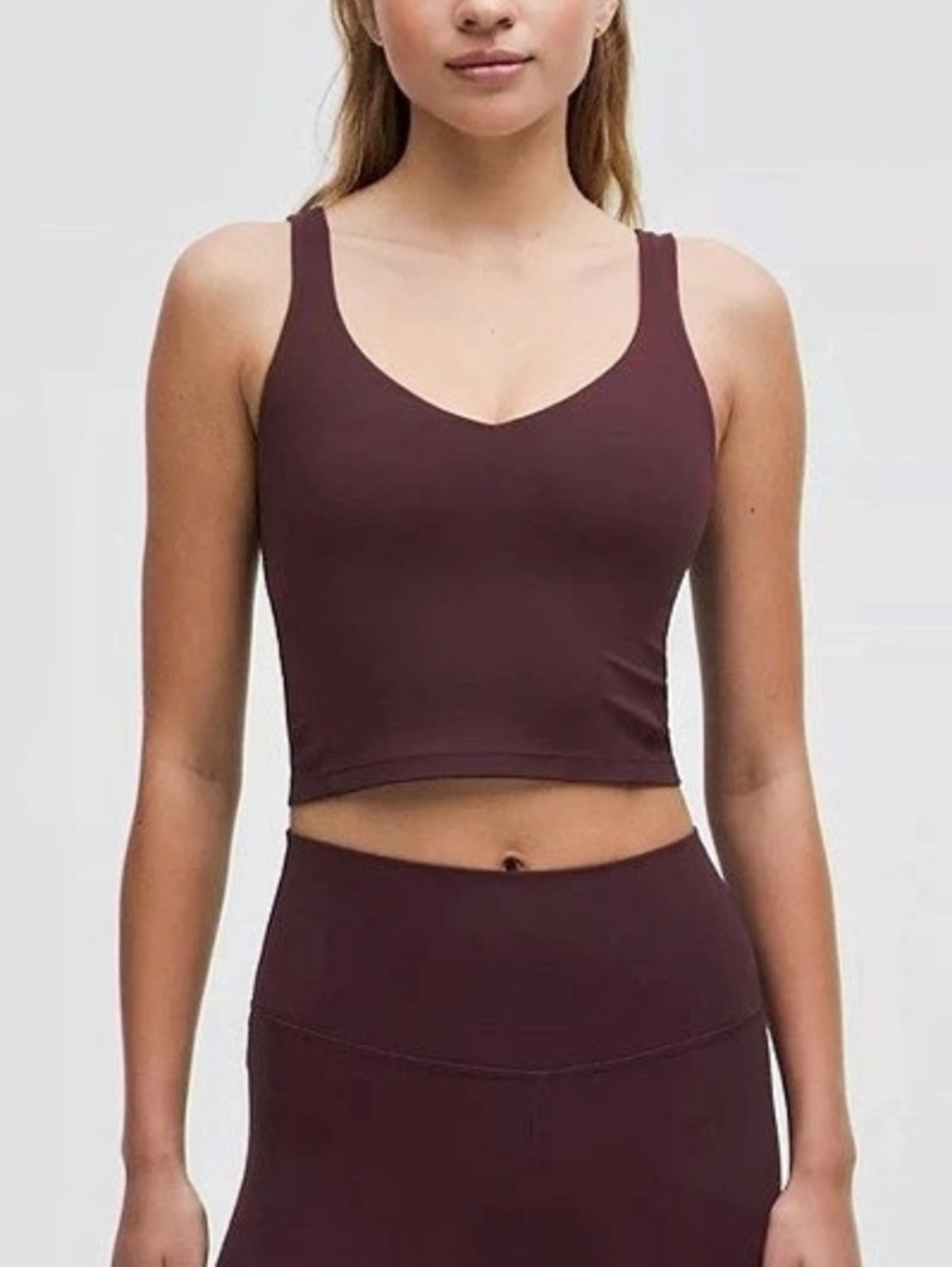 lululemon Align Tank Top in Goonight Plum (maroon)